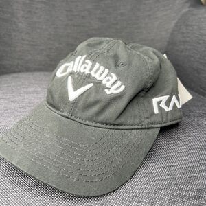 Callaway Golf NWT Black RAZR Odyssey Strapback Hat Cap